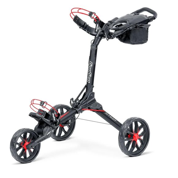 Carrito de golf Bag Boy Nitron Auto-Open Rojo/Negro