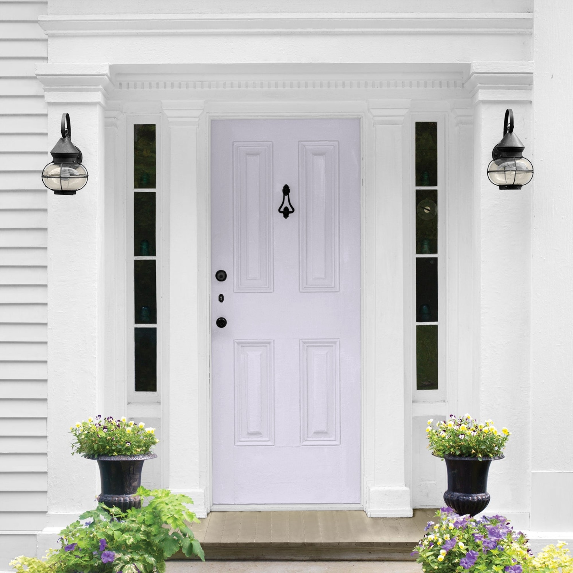 Glidden HEP Misty Violet / Purple Semi-Gloss Exterior Paint with Primer, 1 Gallon