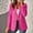 Hot Pink, variant on Blazers for Women Tailored Suit Jacket Business Casual Style Long Sleeves Lapel with Pockets Yellow S