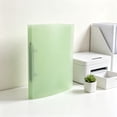 thumbnail image 4 of 1 Inch Binders 2 Ring, Soft 2 Ring Binder, Cute 1" Binder, Plastic Ring Binder, Flexible Binder, One Inch Binder, Thin Binder, Office Supplies, Classroom Must Haves, 9.5" X 5.5" , Green 1pc, 4 of 6