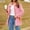 Pink, variant on Abomasnow Womens Sherpa Fleece Jackets Long Sleeve Lapel Zip Up Cardigans Jacket Winter Warm Fuzzy Coats Outerwear with Pockets