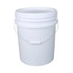 thumbnail image 5 of Cubo multiusos para almacenar pintura con asa. Cubo pintura. Contenedor almacenamiento para pintura, disolventes y recubrimientos. Uso diario. Tapa a presión blanca de 25 litros, 5 of 8