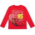 thumbnail image 4 of Disney Pixar Cars Lightning McQueen Tow Mater 2 Pack Long Sleeve T-Shirts Toddler to Big Kid, 4 of 5