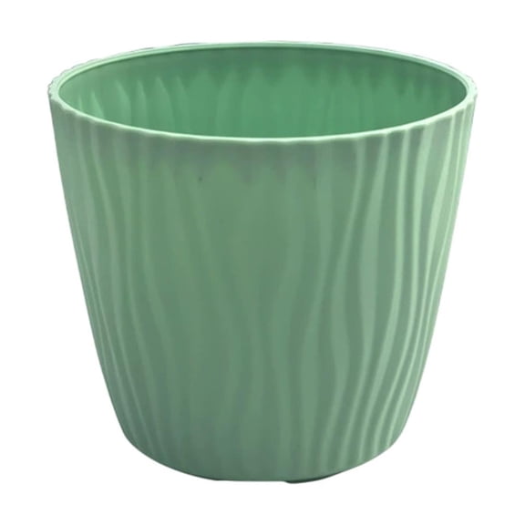 HuiXinOu Rippled Circular Flower Pot, Large Size Design, Perfect for Home Gardening, Balcony Succulents and Small Potted Plants Decoration
