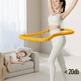 thumbnail image 2 of Flexible Spring Steel Exercise Hoop Low Impacts Fitness Hoop Waist Exercise Equipment For Belly Fat Loss Home Gym Gear, 2 of 9