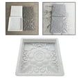 thumbnail image 3 of 1 Retro paisaje decorativo cuadrado DIY PP cemento reutilizable herramientas hormigón para jardín patio trasero al aire libre DYNWAVEMX Herramientas de hormigón, 3 of 8