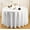 White, variant on Wehilion Round Tablecloth 70 inch Stain and Water Resistant Table Cover for Kitchen Dining Room,Wedding Table Linens,Beige