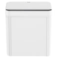 thumbnail image 5 of EKO Brio X Bathroom Trash Can, 2.6 Gallon Plastic Motion Sensor Wastebasket, White with Sample Trash Bags Included, 5 of 9