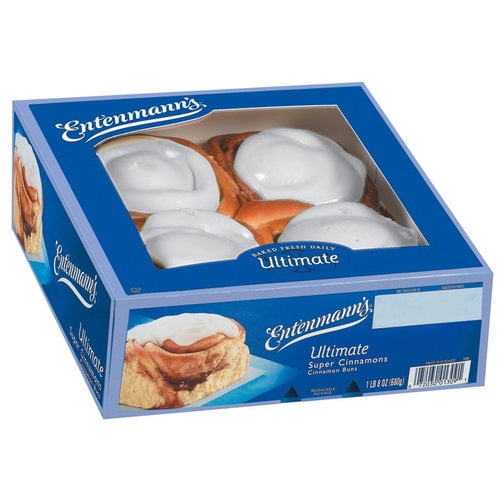 Bimbo Bakeries Entenmanns Ultimate Super Cinnamon Buns, 4 ea BrickSeek