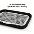 thumbnail image 5 of XIBUFE 2026 New Puppy Pad Holder, Dog Potty Pad Tray, Reusable Indoor Dog Potty Tray with Mesh, Pee Pad Holder for Small & Large Dogs (18.5” X 14.57”), 5 of 7