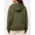 thumbnail image 6 of Women's Hoodies Fall Fashion Outfits Workout Sweatshirts Y2k Winter Zip Up Jackets Oversized Tops Green S, 6 of 7