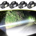 thumbnail image 1 of Sentmoon Flash Light Rechargeable Flashlight Strong Light Flashlight Outdoor Long-range Handheld Searchlight Solar Charging Flashlight Household Handheld Light, 1 of 7