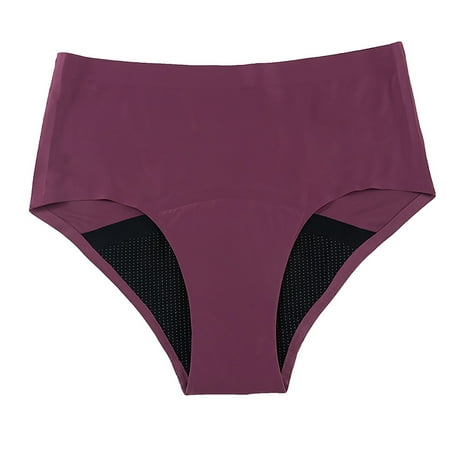 Women s Bikini Bottom High Waisted Black Menstrual Underwear Retro Basic Full Coverage Mid Waist Bathing Suit Bottoms For Women RD1 S