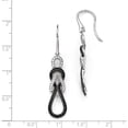 thumbnail image 3 of Brilliant Embers SS Rhodium-Plated CZ  Polished Dangle Earrings, 3 of 3