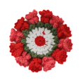 thumbnail image 2 of Siruishop Crochet Coaster Cute Compact Flower Coaster for Cafe Dining Room Living Room Red, 2 of 8