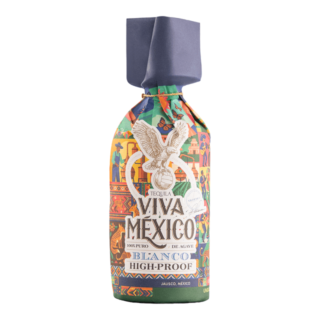 Tequila Viva México Blanco High Proof Edición Esp 750 Ml Viva México Tequila Blanco