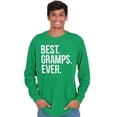 thumbnail image 4 of Best Gramps Ever Grandpa Grandfather Men's Long Sleeve Tee T Shirt Brisco Brands S, 4 of 6