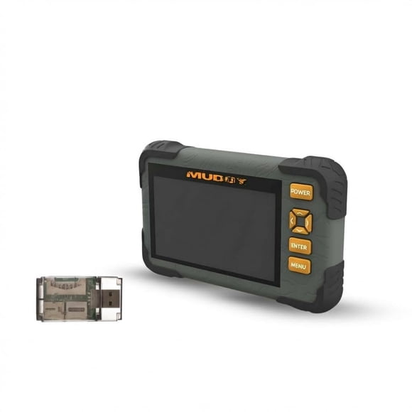 Lector de tarjetas SD MUDDY con pantalla LCD de 4,3" y paquete de 32 GB, 8 unidades