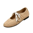 thumbnail image 2 of Willtoo Ballet Flats for Women with Bow, Comfortable Round Toe Shoes with Cross Straps, Slip On Mary Jane Fashion Flats Shoes Non-Slip Sole Lightweight Walking Shoes, 2 of 5
