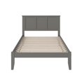 thumbnail image 4 of Madison Full Solid Wood Platform Bed in Grey, 4 of 8