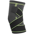 thumbnail image 4 of Outdoor Dual Sports Kneepad Breathable Knitted Kneepad Dual Pressure Bands Knee BraceGreen M, 4 of 14
