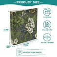 thumbnail image 5 of Ferns and Flowers 3 Ring Hardcover Binders 1.5in Round Rings for Letter-Size Folder Paper Organizer Pockets for Office Student Recipe, 5 of 9