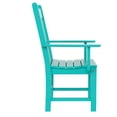 thumbnail image 4 of Charleston HDPE Plastic Patio Dining Armchair, 4 of 7