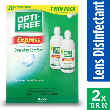 UPC 300653144688 product image for Opti-Free Express Multi-Purpose Disinfecting Solution, 12 Fl. Oz., 2 Pack | upcitemdb.com