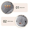 thumbnail image 3 of Toddler Girls Boys Bunny Slippers Cute Plush Rabbit Kids House Shoes Soft Fluffy Winter Warm Non-Slip Slippers Indoor Outdoor, 3 of 6