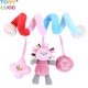 thumbnail image 1 of Cuna infantil suave, juguete en espiral para cochecito de bebé, asiento de coche para recién nacidos, sonajeros educativos, toalla para bebé, juguetes para bebés de 0-12 meses Gong Bohan LED, 1 of 2