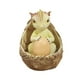 thumbnail image 5 of Estatua de dinosaurio, decoración del hogar, dormitorio, regalo, gabinete, oficina, figura de resina de dragón Amarillo con huevo, 5 of 9