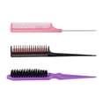 thumbnail image 4 of 3x de cepillos cabello Cepillo cabello con de nylon s salón de uso doméstico Púrpura shamjiam peines para peinar, 4 of 9