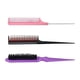 thumbnail image 3 of 3x Juego de cepillos para el cabello Cepillo para el cabello con cerdas de nylon Peines para el salón de uso doméstico Púrpura jinwen peines para peinar, 3 of 8