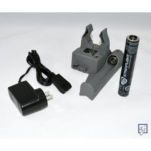 Streamlight Stinger PiggyBack Smart Charger w/Battery (75277)   AC Wall Cord Combo
