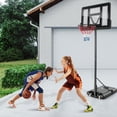 thumbnail image 4 of Costway Canasta de Baloncesto Altura Ajustable 1,3-3,05m con Ruedas y Base Rellenable para Niños y Adultos Negro, 4 of 10
