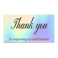 thumbnail image 3 of SIEYIO 50pcs Thank You for Your Order Business Cards Shopping Thanks Greeting Cards Appreciation Card for Small Business, 3 of 12