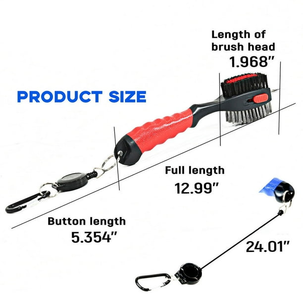 tredstone Plastic Golfing Cleaners Brush Double Comfortable Grip