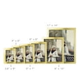 thumbnail image 4 of 6x8 Solid Wood Picture Frame - Gold, 4 of 6