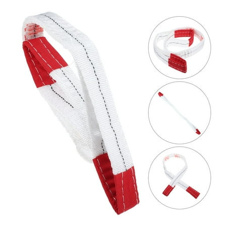 Topbathy 1Set Lifting Straps for Hoist with Flat Design and Polypropylene Fiber