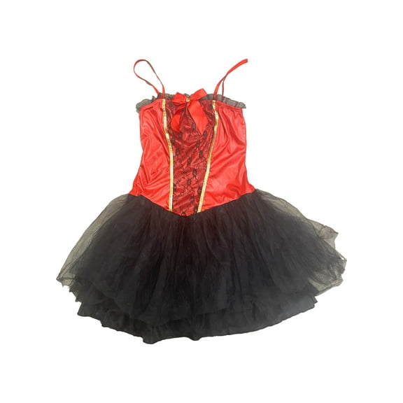Halloween Womens Red Sexy Pirate Dress Costume Large (12-14)