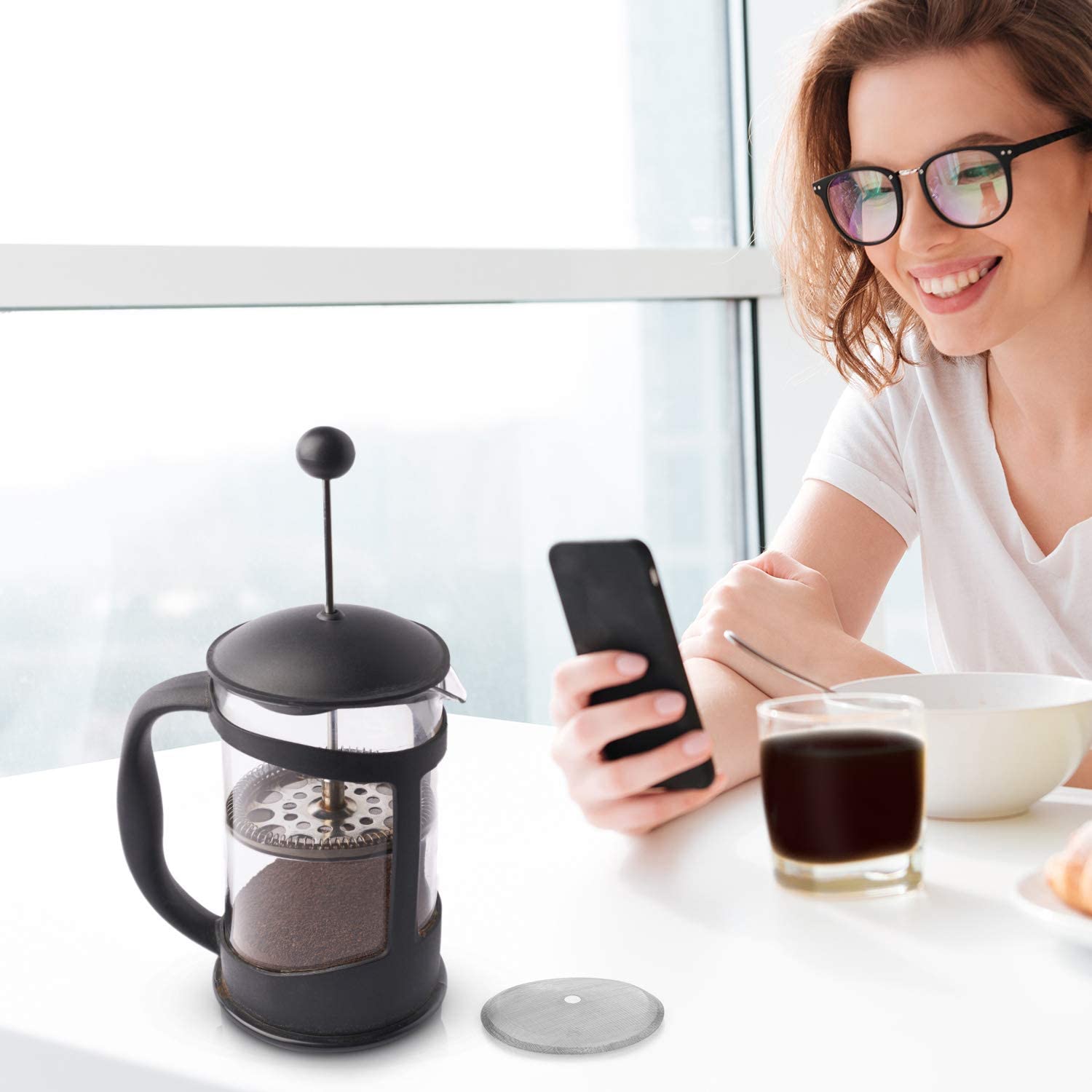 French Press Replacement Filter Mesh 