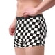 thumbnail image 2 of Balery Black and White Checkerboard Calzoncillos bóxer para hombre, ropa interior de algodón suave y transpirable con cinturilla de nailon-X-Large, 2 of 5