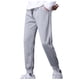 thumbnail image 4 of Pantalones de guardaespaldas para hombre Pantalones casuales Slim Fit Color sólido Leggings versátiles Pompotops oipoqjl22642, 4 of 9