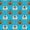 Cyan Orange, variant on Feelyou Cute Pumpkin Twin Comforter Sets, Cartoon Witch Cat Bedding Set, Purple Orange, Halloween Reversible, 2pcs, 1 Comforter and 1 Pillowcase