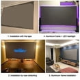 thumbnail image 4 of Portable Projector Screen Anti Light Reflective Fabric Curtain Increase Brightness ,Wrinkle-Free, 4 of 6