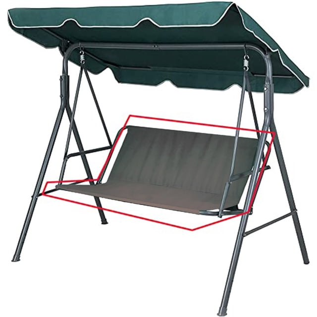 600D Waterproof Garden Swing Seat Cover | UV Resistant | Easy Installation coffee