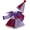 Purple, variant on HWJAD Newborn Baby Girls 2Pcs Halloween Outfits,Infant Girls Long Sleeve Clown Romper Dress Hat Set Clothes