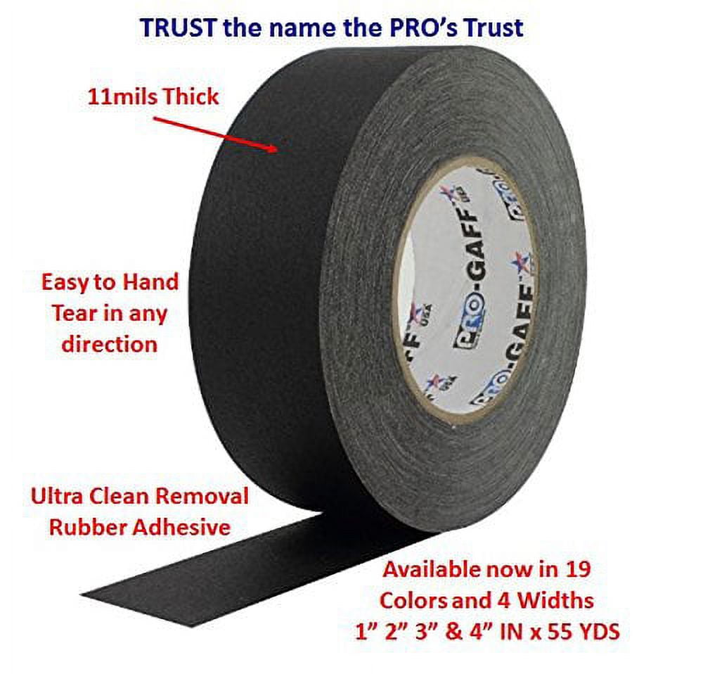 Pro Gaff Fluorescent Pink Gaffers Tape 2" X 50 Yard Roll