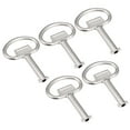 thumbnail image 1 of Llave de Gabinete Eléctrico, Llave de Caja de Medidor de Agua de Aleación de Zinc con Agujero de 5.5mm 5Pcs, 1 of 4