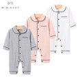 thumbnail image 2 of Mono para recién nacido de 0 a 24 meses, ropa para bebé, disfraz para niño pequeño, ropa de casa larga sólida, pijama de algodón puro, venta al por mayor, 2 of 4